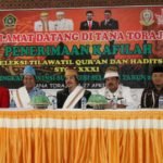 SEKDA REDE RONI BERSAMA ROMBONGAN ANTAR PESERTA STQH XXXI