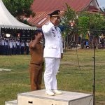 Camat Baebunta Irup HUT ke-74 Kemerdekaan RI di Lapangan Kelueahan Salassa