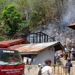 Satu Rumah Terbakar di Parinding, Kerugian ditaksir Rp. 90 Juta
