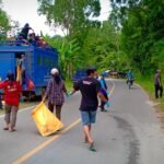 Peringati HLH, Forum Pemerhati Lingkungan Toraja Besih-bersih di Ruas Jalan