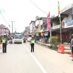 Peringati HUT RI Ke-76, Satlantas Polres Torut Heningkan Cipta Bersama Pengendara Mobil dan Motor