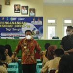 Pemkab Toraja Utara Lounching Vaksinasi Usia 12-17 untuk 33 SMP dan SMA
