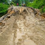 Jalan Poros Paniki-Bokin Amblas, BPBD Pemkab Torut Lamban Menyikapi