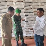 Jelang Bulan Puasa, Wabup Toraja Utara dan Dandim 1414/Tator Cek Stok Beras di Gudang Bulog Tondon