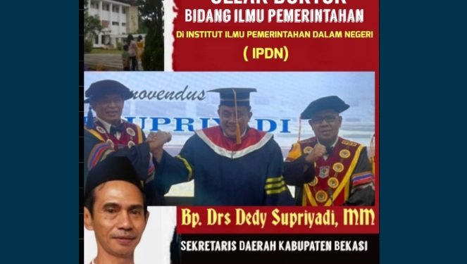 Pj Kades Sukadanau Beri Ucapan Selamat Kepada Sekda Kabupaten Bekasi