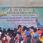 Pemkab Toraja Utara Kampanyekan Gerakan Sekolah Sehat Dihadiri Ratusan Siswa SD dan SMP